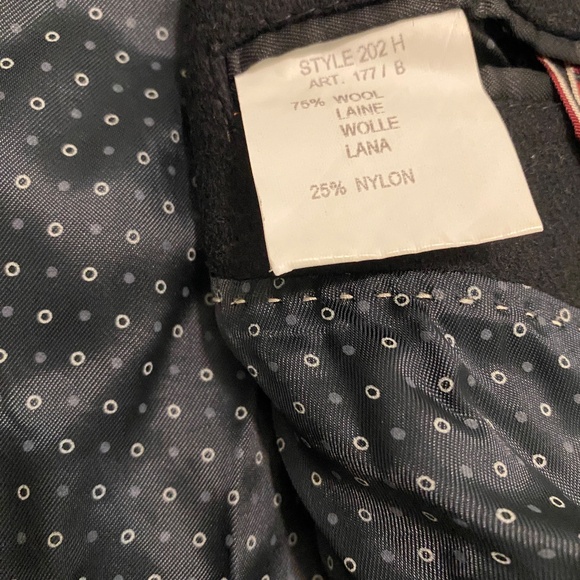 PS Paul Smith Wool-Blend Pea Coat Size M - Picture 11 of 12